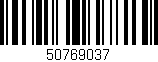 Código de barras (EAN, GTIN, SKU, ISBN): '50769037'