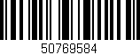 Código de barras (EAN, GTIN, SKU, ISBN): '50769584'