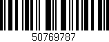 Código de barras (EAN, GTIN, SKU, ISBN): '50769787'