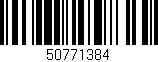 Código de barras (EAN, GTIN, SKU, ISBN): '50771384'