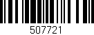 Código de barras (EAN, GTIN, SKU, ISBN): '507721'