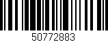 Código de barras (EAN, GTIN, SKU, ISBN): '50772883'