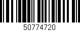 Código de barras (EAN, GTIN, SKU, ISBN): '50774720'