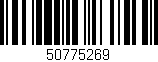 Código de barras (EAN, GTIN, SKU, ISBN): '50775269'