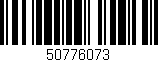 Código de barras (EAN, GTIN, SKU, ISBN): '50776073'