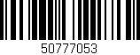 Código de barras (EAN, GTIN, SKU, ISBN): '50777053'