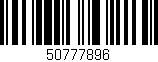 Código de barras (EAN, GTIN, SKU, ISBN): '50777896'
