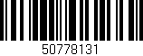 Código de barras (EAN, GTIN, SKU, ISBN): '50778131'