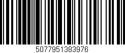 Código de barras (EAN, GTIN, SKU, ISBN): '5077951383976'