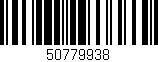 Código de barras (EAN, GTIN, SKU, ISBN): '50779938'