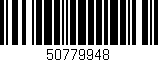 Código de barras (EAN, GTIN, SKU, ISBN): '50779948'