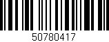 Código de barras (EAN, GTIN, SKU, ISBN): '50780417'