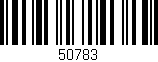 Código de barras (EAN, GTIN, SKU, ISBN): '50783'