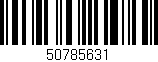 Código de barras (EAN, GTIN, SKU, ISBN): '50785631'