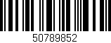 Código de barras (EAN, GTIN, SKU, ISBN): '50789852'