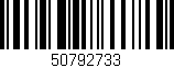 Código de barras (EAN, GTIN, SKU, ISBN): '50792733'