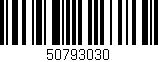 Código de barras (EAN, GTIN, SKU, ISBN): '50793030'