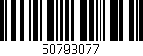 Código de barras (EAN, GTIN, SKU, ISBN): '50793077'