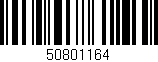 Código de barras (EAN, GTIN, SKU, ISBN): '50801164'