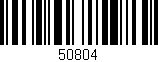 Código de barras (EAN, GTIN, SKU, ISBN): '50804'