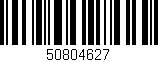 Código de barras (EAN, GTIN, SKU, ISBN): '50804627'