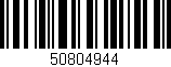 Código de barras (EAN, GTIN, SKU, ISBN): '50804944'