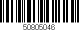 Código de barras (EAN, GTIN, SKU, ISBN): '50805046'