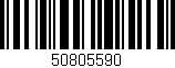 Código de barras (EAN, GTIN, SKU, ISBN): '50805590'