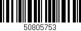 Código de barras (EAN, GTIN, SKU, ISBN): '50805753'
