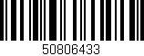Código de barras (EAN, GTIN, SKU, ISBN): '50806433'