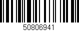 Código de barras (EAN, GTIN, SKU, ISBN): '50806941'
