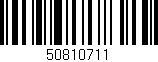 Código de barras (EAN, GTIN, SKU, ISBN): '50810711'