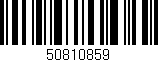 Código de barras (EAN, GTIN, SKU, ISBN): '50810859'