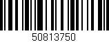 Código de barras (EAN, GTIN, SKU, ISBN): '50813750'