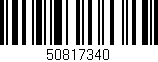 Código de barras (EAN, GTIN, SKU, ISBN): '50817340'