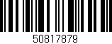 Código de barras (EAN, GTIN, SKU, ISBN): '50817879'
