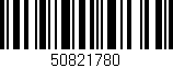 Código de barras (EAN, GTIN, SKU, ISBN): '50821780'