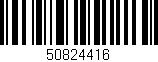Código de barras (EAN, GTIN, SKU, ISBN): '50824416'