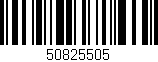 Código de barras (EAN, GTIN, SKU, ISBN): '50825505'