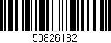 Código de barras (EAN, GTIN, SKU, ISBN): '50826182'