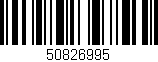 Código de barras (EAN, GTIN, SKU, ISBN): '50826995'