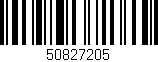 Código de barras (EAN, GTIN, SKU, ISBN): '50827205'