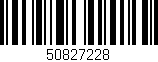 Código de barras (EAN, GTIN, SKU, ISBN): '50827228'