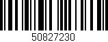 Código de barras (EAN, GTIN, SKU, ISBN): '50827230'
