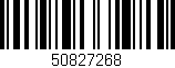 Código de barras (EAN, GTIN, SKU, ISBN): '50827268'