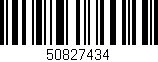 Código de barras (EAN, GTIN, SKU, ISBN): '50827434'