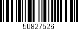 Código de barras (EAN, GTIN, SKU, ISBN): '50827526'