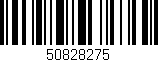 Código de barras (EAN, GTIN, SKU, ISBN): '50828275'