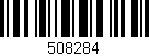 Código de barras (EAN, GTIN, SKU, ISBN): '508284'