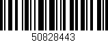 Código de barras (EAN, GTIN, SKU, ISBN): '50828443'